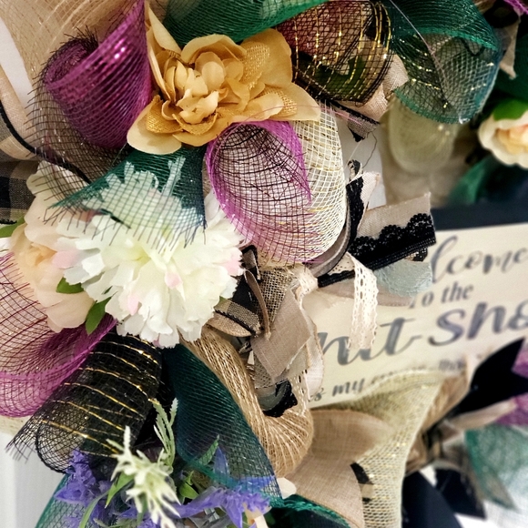 Funny front door Wreath - Picture 12 of 16